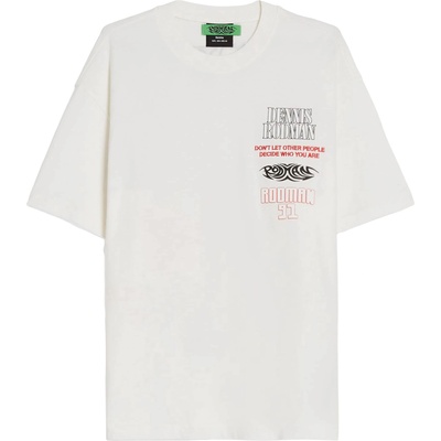Bershka Тениска бяло, размер XS