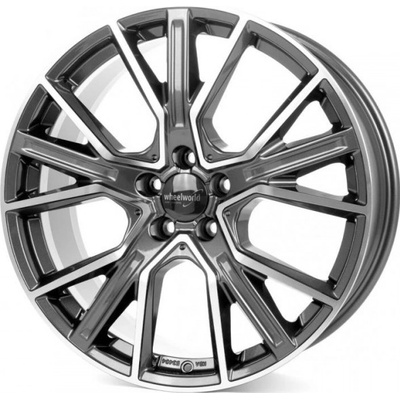 WHEELWORLD WH34 8,5x20 5x112 ET21 dark gunmetal full machined