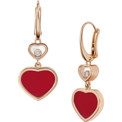 Chopard Zlaté náušnice Happy Hearts 837482-5820