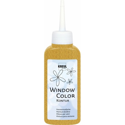Kreul Window Color kontúrovacia farba Gold 80 ml