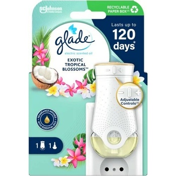 Glade Electric Tropical Blossoms strojček 1+20 ml