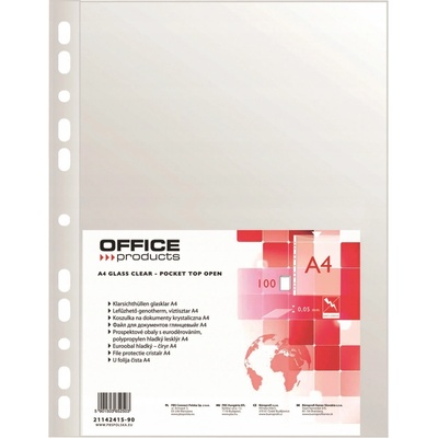 Office Products A4 40 mikronů transparentní 100 ks