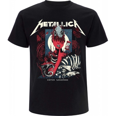 Metallica tričko Enter Sandman Poster čierne
