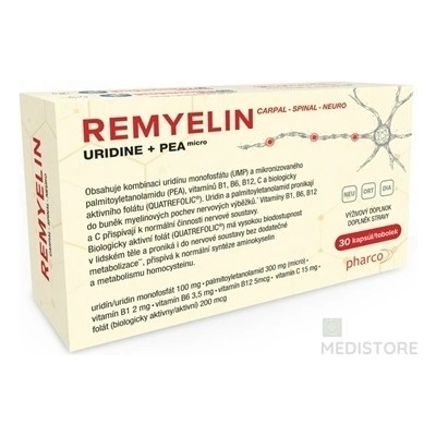 Remyelin Uridine+PEA+vitamíny B a C 30 kapsulí