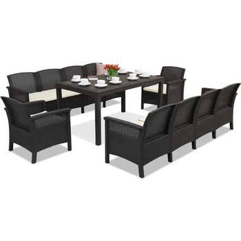 BICA Ратанови мебели Venezia Apetito Max 10 Bica кафяво (BCHVEN10BR)