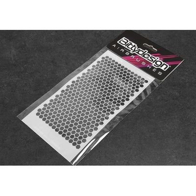 BittyDesign maskovací předlohy včelí plásty V1 malé