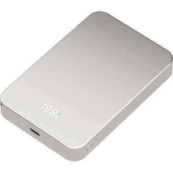 Xmart Преносима външна батерия Xmart PB-1005S, 10000 mAh, MagSafe, Сребриста, 29282 (R-032)