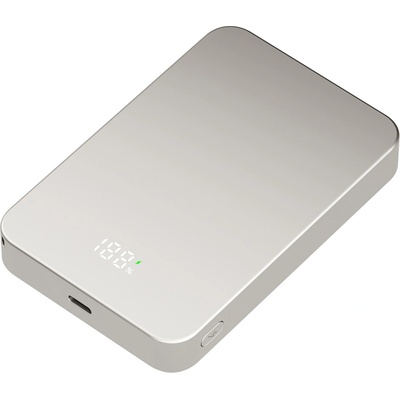 Xmart Преносима външна батерия Xmart PB-1005S, 10000 mAh, MagSafe, Сребриста, 29282 (R-032)