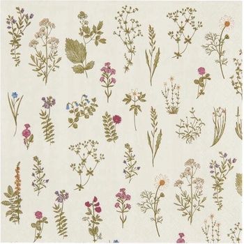 Ib Laursen servítky Flora 40x40cm 50ks