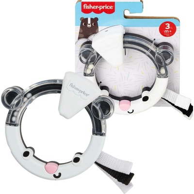 FISHER-PRICE Senzorické kroužek chrastítko Borsuk