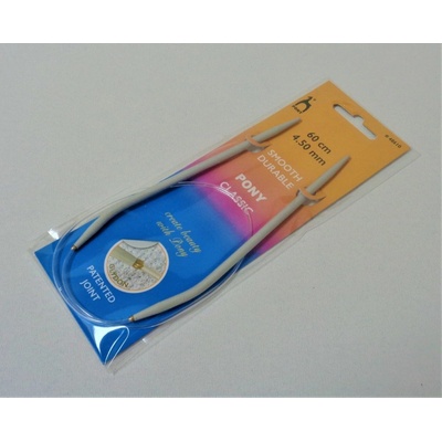 Kruhové pletací jehlice 60 cm č. 4,5 PONY