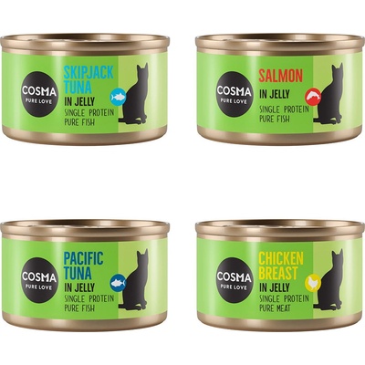 Cosma Original v želé mix 4 druhy 24 x 85 g