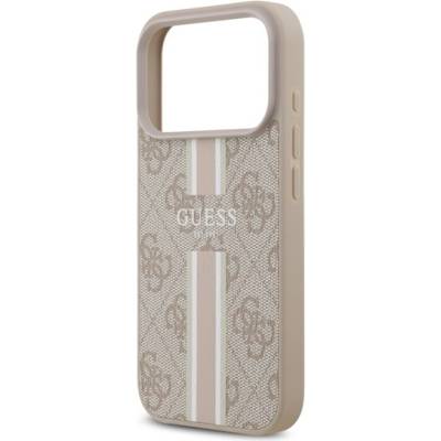 CG Mobile iPhone 17 Pro GUESS 4G PRINTED STRIPES Силиконов протектор за телефон, удароустойчив, MagSafe, РУСТИ GUHMP17LP4RPSP (GUHMP17LP4RPSP)