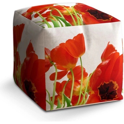 Sablio Taburet Tulipány: 40x40x40 cm