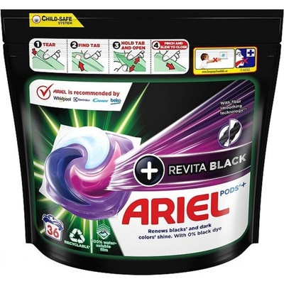 Ariel +Revitablack kapsule 36 PD