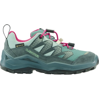Lowa Детски мултиспорт обувки Lowa Kid's Maddox Pro GTX LO Multisport shoes - Petrol / Pink - размер 33 (EU) (702-4381-0921)