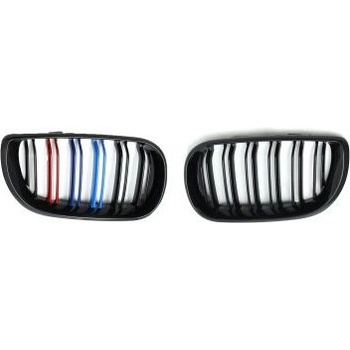 Решетки за bmw e46 седан, комби (2001+) - двойни с три цвята