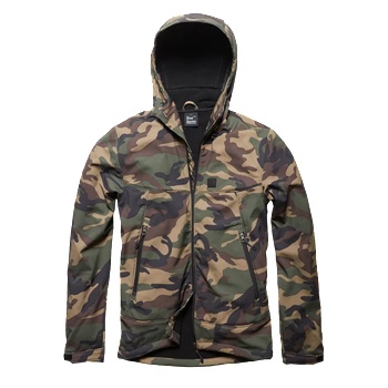 Image 1 of Vintage Industries Alford Softshell яке, горски камуфлаж (30101P.woodlandcamo)