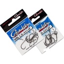 Gamakatsu LS-3313F New Label Eyed Hooks Black vel.1 8 ks