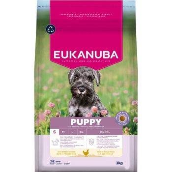Eukanuba Premium Nutrition Puppy Small Breed kuracie 2 x 3 kg