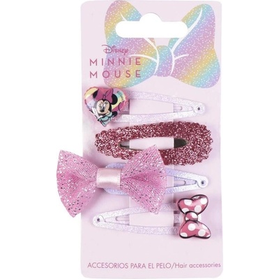 Cerda Súprava 4 sponiek do vlasov Minnie