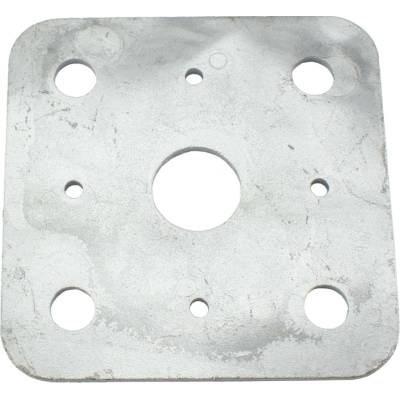 MTR Deska k patce sloupku, bez matice, 110x110mm, 4mm, ZN