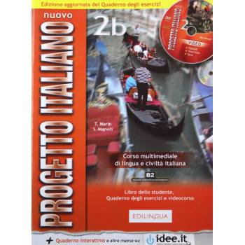 Nuovo Progetto italiano 2b Libro dello Studente + quaderno degli esercizi + DVD video + CD Audio 2