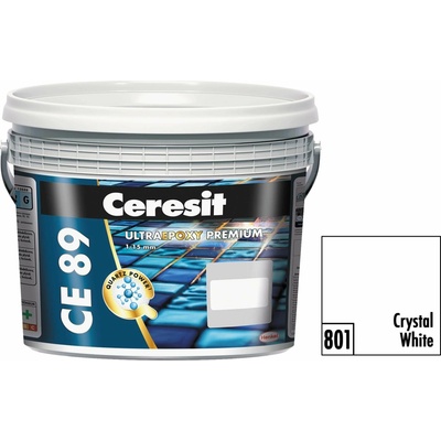 Škárovacia hmota Ceresit CE 89 UltraEpoxy Premium crystal white 2,5 kg R2T CE89801