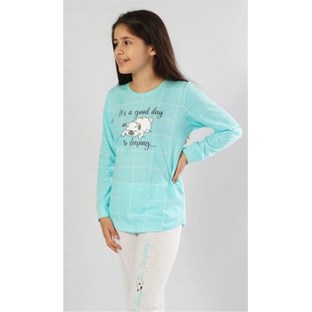 Detské pyžamo Sleeping day azúrové