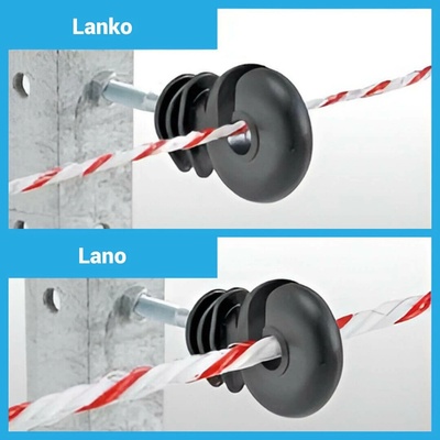 VNT electronics s.r.o. Sada pro elektrický ohradník kruhové izolátory M6 s objímkou - 25 ks