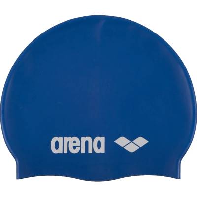 Arena Детска шапка за плуване Arena Kid's Classic Silicone Swim cap - Skyblue / White - размер One Size (581-0114-0311)