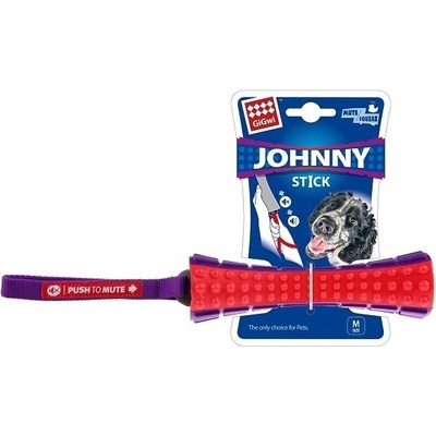 GiGwi Johnny Stick aport zvukový červ/purp