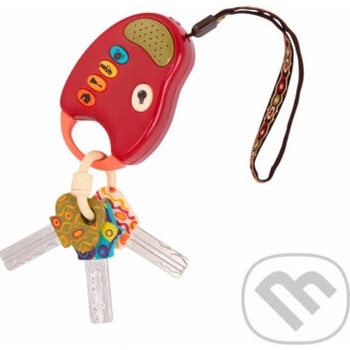 B-Toys Klíčky k autu FunKeys červená