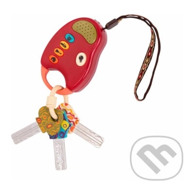B-Toys Klíčky k autu FunKeys červená