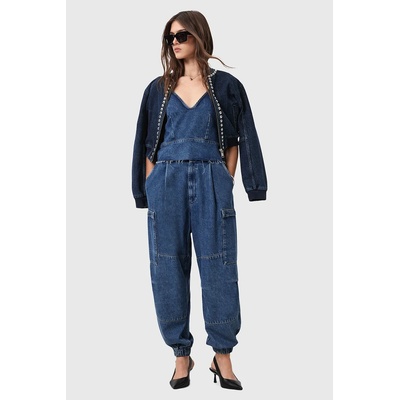 AllSaints Дънкова блуза AllSaints LILAH (W006PD)