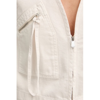 PINKO Памучна риза Pinko дамска в бежово със стандартна кройка 105253 A2MI (105253.A2MI)