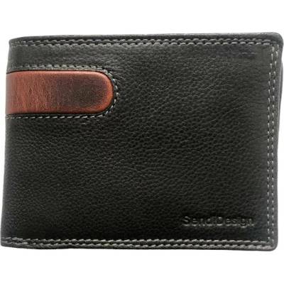 Sendi Design pánská kožená D-614 černá