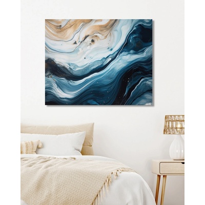 ZUTY Obrazy na stenu - Abstrakcia - voda Rámovanie: bez rámu a bez vypnutia plátna, Rozmer: 40x50 cm