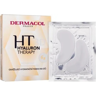 Dermacol 3D Hyaluron Therapy Refreshing Eye Mask освежаваща маска за очи против тъмни кръгове 36 гр за жени