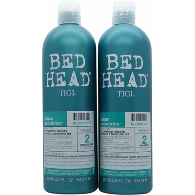 TIGI Bed Head Urban Antidotes Recovery šampón 750 ml + kondicionér 750 ml darčeková sada