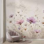 Art Gift Decor Фототапет с нежни полски цветя в пастелни тонове