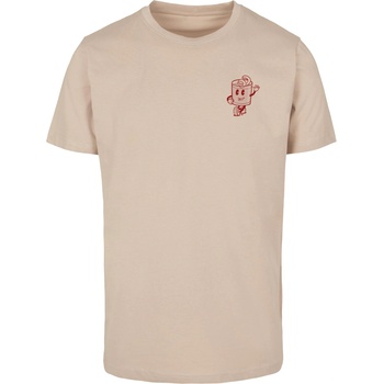 Mister Tee Тениска Negroni Please Tee sand XXLUB-MT3524-00208 - Тъмносив, размер XS