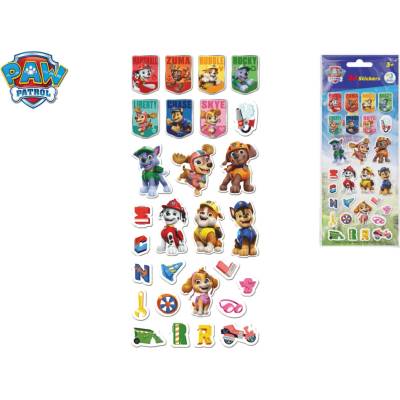 Sada 3D nálepiek Paw Patrol