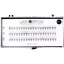 Lash Brown Premium Flare Silk Lashes Natural Long 60 ks