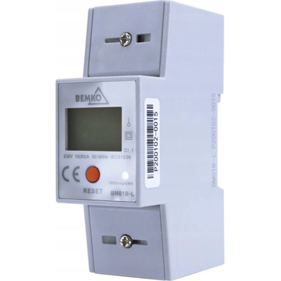 Elektroměr Bemko BM01B-L 10-80A 1-fázový