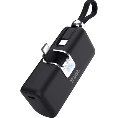 TRUST Външна батерия TRUST Pacto 5000 mAh Pocket Powerbank Black (26104)