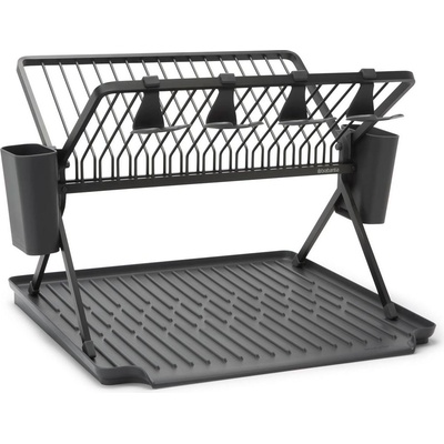 Brabantia Сушилник за съдове Brabantia сгъваем голям антрацит (139482)