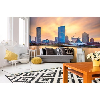 DIMEX ART s. r. o Самозалепваща се флизелинова фототапета център на милуоки 375 x 250 см