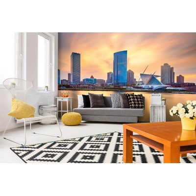 DIMEX ART Самозалепваща се флизелинова фототапета център на милуоки 375 x 250 см