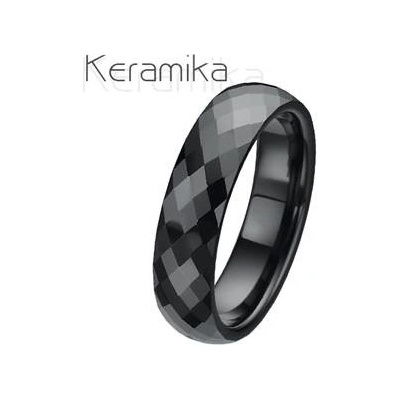 Nubis Keramický prsten černý KM1002 6